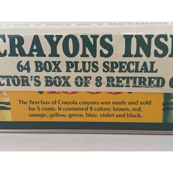 Crayola Collectors Colors Tin Limited Edition 72 Crayons Retired Colors 64 Box + - Picture 3 of 9